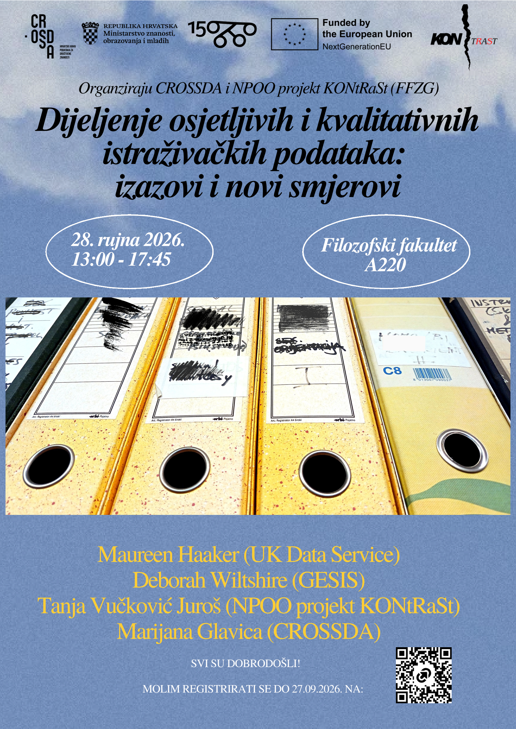 Dijeljenje osjetljivih i kvalitativnih istraživačkih podataka